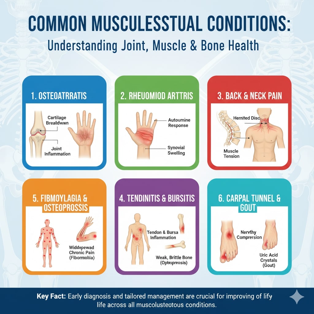 Common areas of musculoskeletal pain treatment Hyderabad